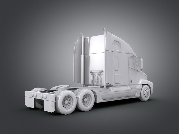 freightliner truck trailer 3d model - Freightliner Century by Swan3DStudios